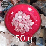 Lot de Cristal de Roche 7 - 9 mm de Grade A pour Recharger les Minéraux de 50 g