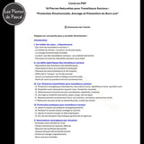 Page 1 sommaire E-book Travailleurs Sociaux : 18 Pierres pour Gérer la Charge Émotionnelle et Prévenir le Burn-out