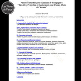 Sommaire E-book Pierres Naturelles pour Animaux de Compagnie - Guide Complet 70 Pages par Pascal Artisan