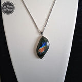 Commande Odile B. - 2 Pendentifs avec Chaîne Métal Argenté de 50 cm