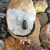 4ème Pendentif en Piétersite de Namibie Grade 6A avec une Chaîne en Argent Sterling 925 de 45 cm ou +