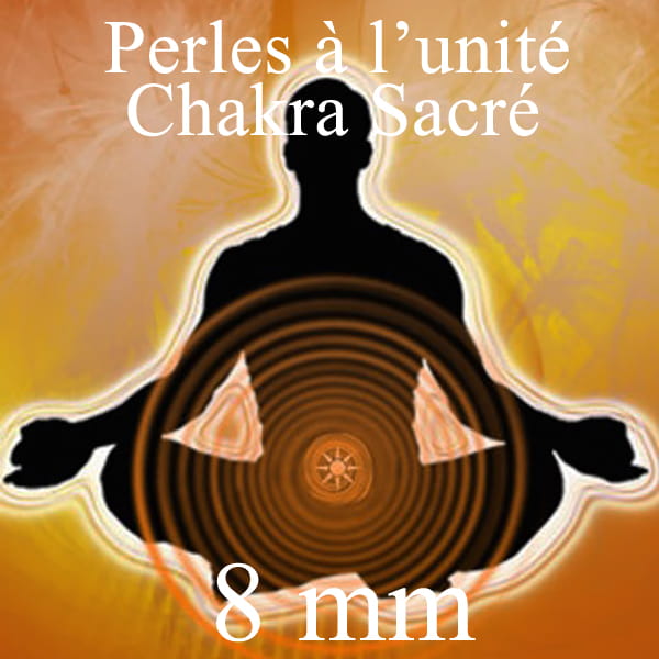 Perles en pierres naturelles pour le chakra N°2
