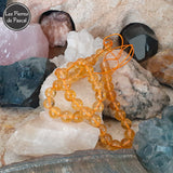 Perle citrine à l'unité pour la chakra N°2