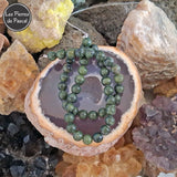 Perles Jade de Taïwan de 8 mm à l'Unité pour le Chakra N°4 "Anahata" ou Chakra du Cœur