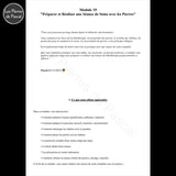 Photo 1ère Page du module 19 E-book Initiation à la Lithothérapie - Formation Complète en 20 Modules - 700 Pages