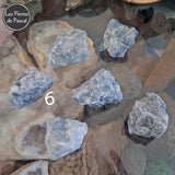 Pierres Brutes de Calcite Bleue Grade A du Mexique de 30 - 50 mm N°6