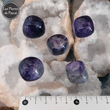 Pierre Roulée Polie Améthyste du Brésil Grade A de 2 x 2 cm 18 g