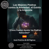 Portada del e-book Las Mejores Piedras contra la Ansiedad, el Estrés y la Angustia - Guía práctica de 60 páginas en español