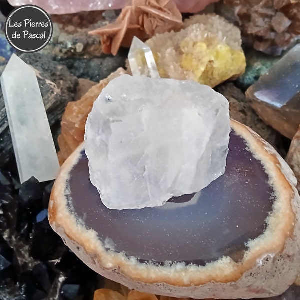 Cristal de Roche Grade A avec de la Pyrite de Fer