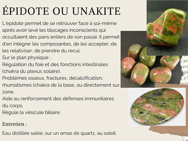 Vertus et propriétés de l'unakite