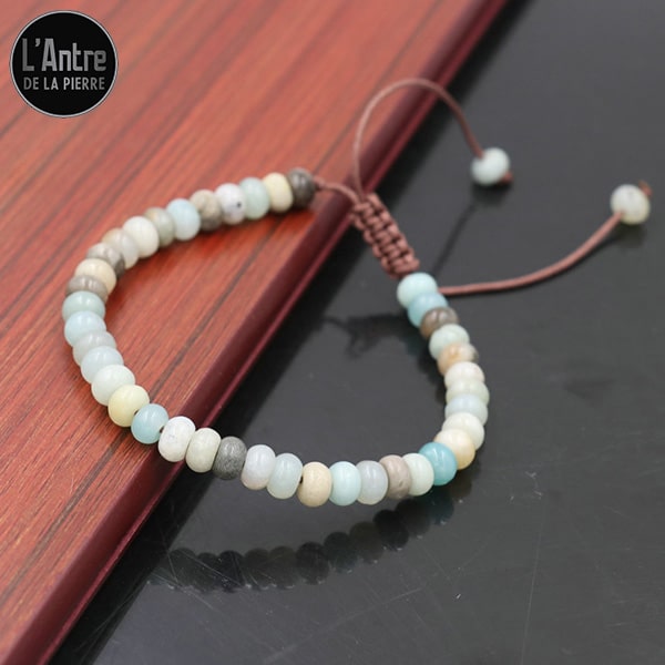 Bracelet Shamballa Amazonite Multicolore