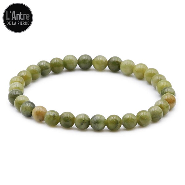 Bracelet Jade Néphrite du Canada de 6 mm