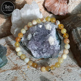 Bracelet Opale Jaune de 6 mm