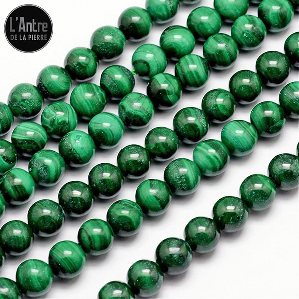 perles malachite