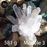 Druses de Cristal de Roche avec Pointes de Qualité AAA de 296 g et 580 g
