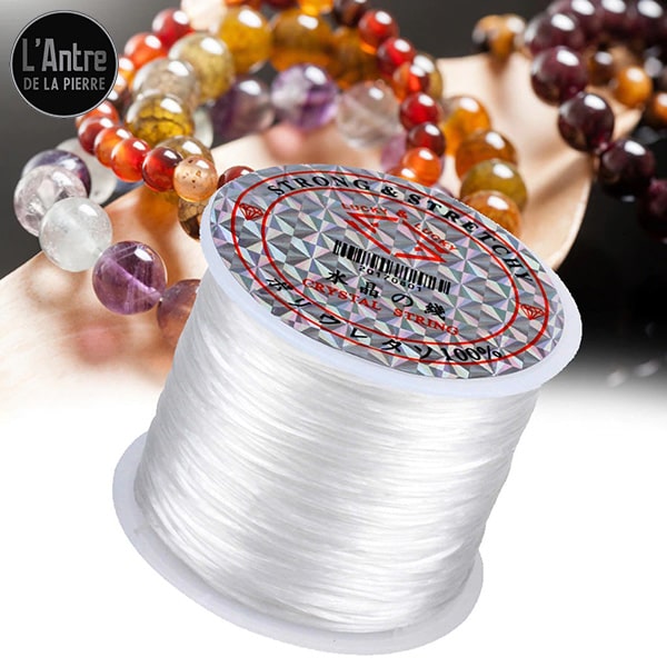 Fil élastique résistant pour fabrication de bracelets ou colliers – Natura  Pierres