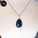 Exceptionnel Pendentif en Piétersite de Namibie Grade 5A et Argent Sterling 925