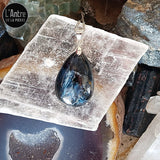 Exceptionnel Pendentif en Piétersite de Namibie Grade 5A et Argent Sterling 925