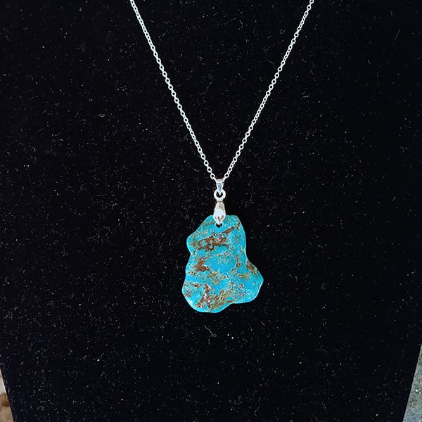 Commande Bridget - Pendentif Turquoise Arizona et Opale