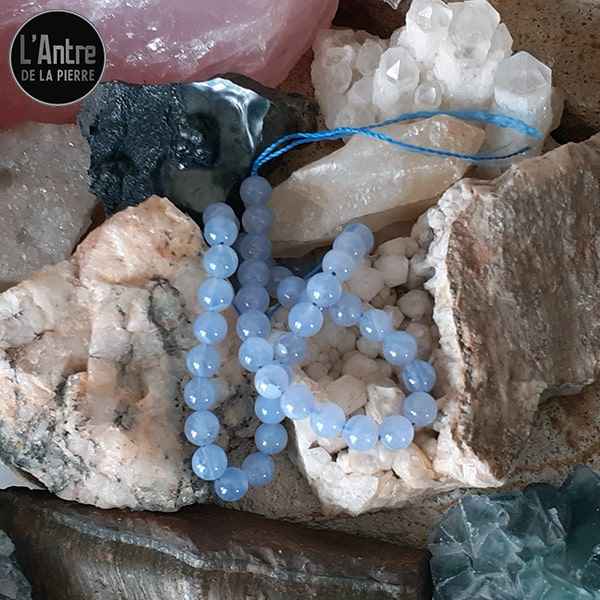 Bracelet En Pierres Naturelles - 7 Perles Précieuses, Bijou élégant Pour Homme Et Femme, Cadeau Symbolique