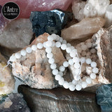 Perles en Pierre Naturelle à l'Unité pour le Chakra N°7 "Sahasrara" ou Chakra Coronal