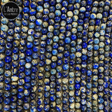 Perles en Lapis Lazuli de 8 mm et de Qualité A, Originaire des Sous-sols d'Afghanistan