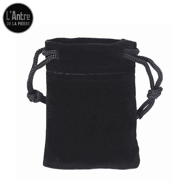 Sac velours noir pour bijoux