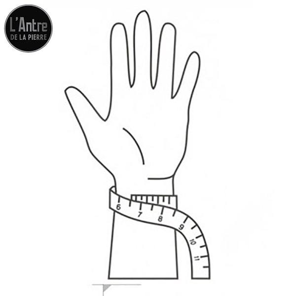 Bracelet Pierres de Quartz Fumé ou Enfumé ou Morion du Brésil de Qualité A et de 7,8 mm