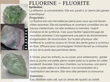 Collier en Fluorine Multicolore (ou Fluorite) du Brésil Grade A Boules de 10 mm de longueur de 48 cm