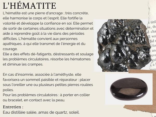 Mélange" Douce Nuitée" avec des Mini-Cristaux d'Améthyste du Brésil et des Hématites à Mettre sous l'Oreiller