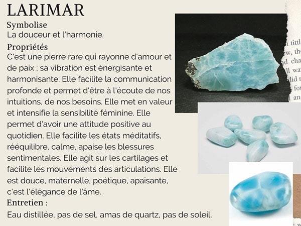 vertus et propriétés du larimar