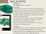 Pendentif Malachite du Congo de Qualité AA
