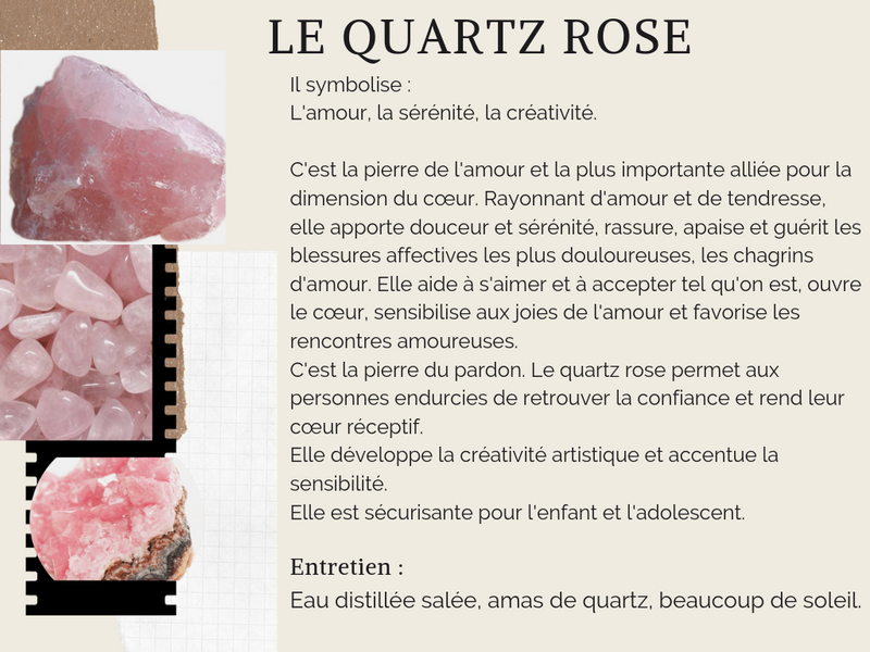 Boule de Cristal Quartz Rose sur Socle de 3 cm de Diamètre