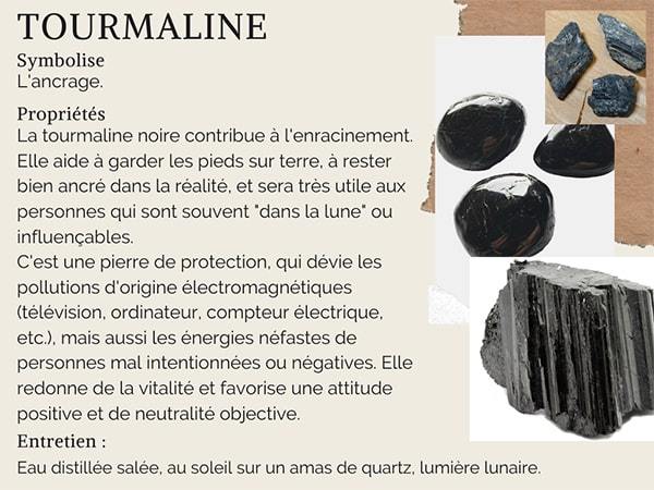 Vertus et propriétés de la tourmaline